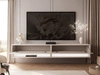 Hänge TV-Schrank 180 cm für Wohnzimmer mit LED-Beleuchtung Aurelie Kaschmir matt