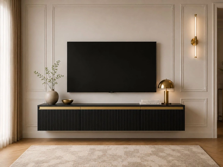 TV-Lowboard mit Türen Roland Schwarz