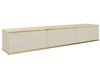 TV-Lowboard Hänge mit Türen 175 cm Diolo Beige mit glatter Front