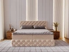 Boxspringbett mit Bettkasten 120x200 Canolo Beige