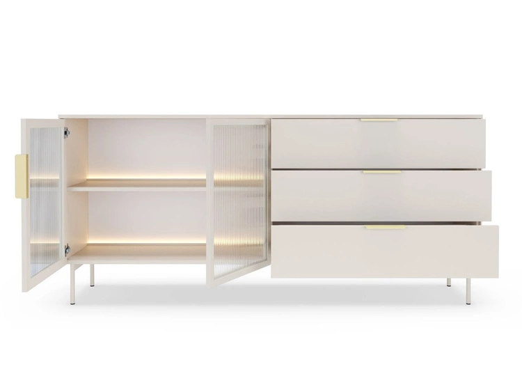 Kommode mit Türen und Schubladen Lumina Kaschmir