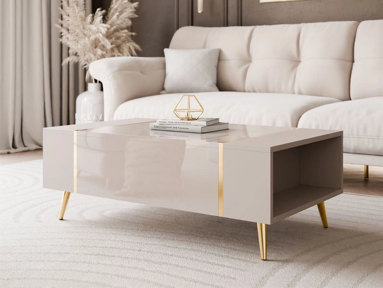 Wohnzimmer-Set im Glamour-Stil Lunelie Kaschmir