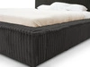 Polsterbett mit Bettkasten und Lattenrost 120x200 Lago Schwarz