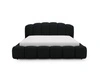 Polsterbett mit Stauraum und Lattenrost 180x200 Cloud Soft Schwarz