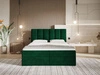 Boxspringbett mit Bettkasten 140x200 Cascada Grün