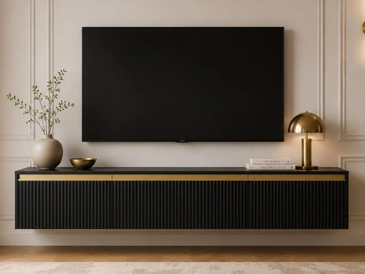 TV-Lowboard mit Türen Roland Schwarz