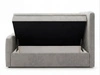 Boxspringbett mit Bettkasten 180x200 Campi Grau