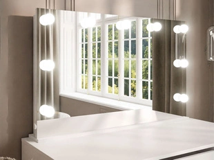 Spiegel mit LED-Beleuchtung für das Schlafzimmer Melo Elite Weiß