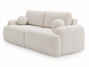 Sofa mit Schlaffunktion und Bettkasten Aurio Creme