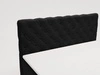 Boxspringbett mit Bettkasten 120x200 Lunaris Schwarz