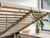 Polsterbett mit Bettkasten und Lattenrost 180x200 Tesis Dunkelblau