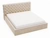 Polsterbett mit Bettkasten und Lattenrost 180x200 Apollo Beige